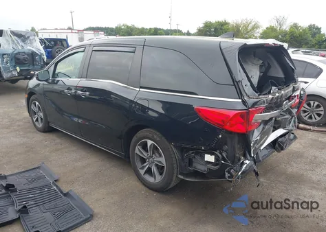 2020 Honda Odyssey Touring z USA, uszkodzony, nr VIN 5FNRL6H84LB037439